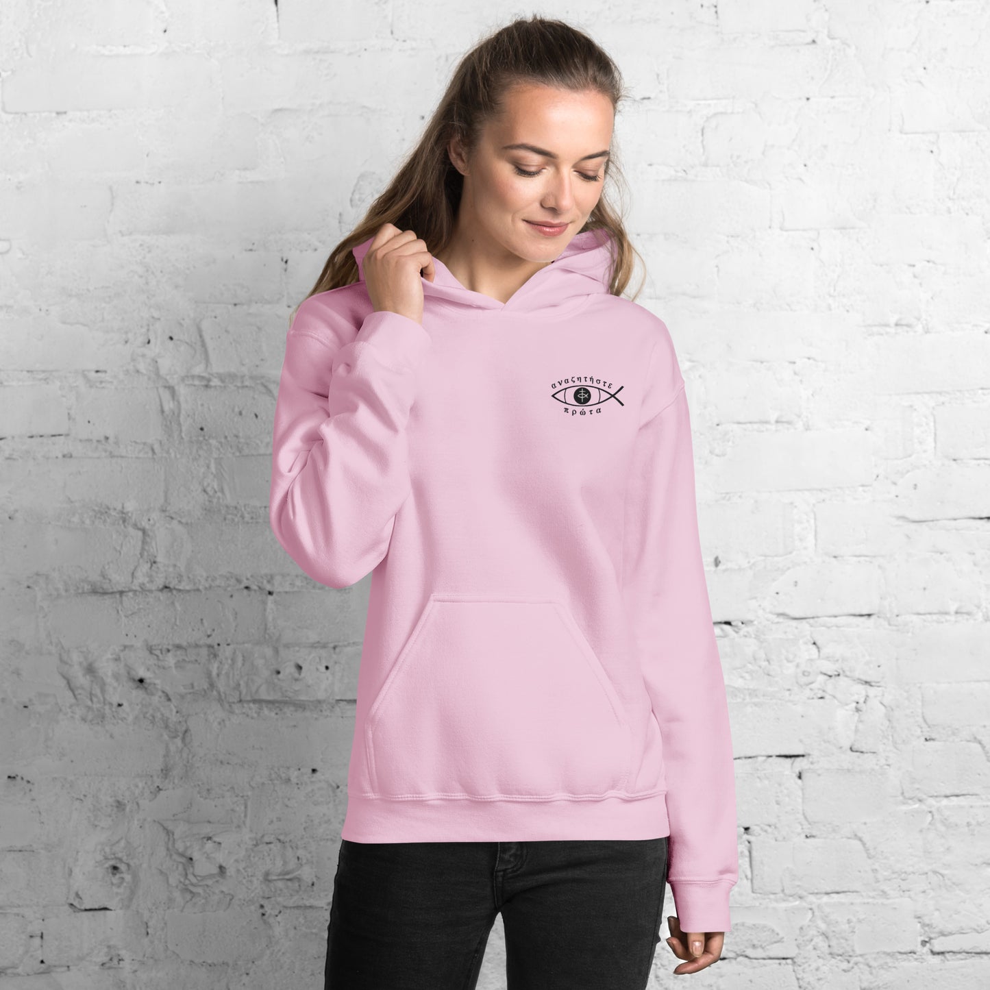 ichthys Seeker Hoodie - Pastel Pink