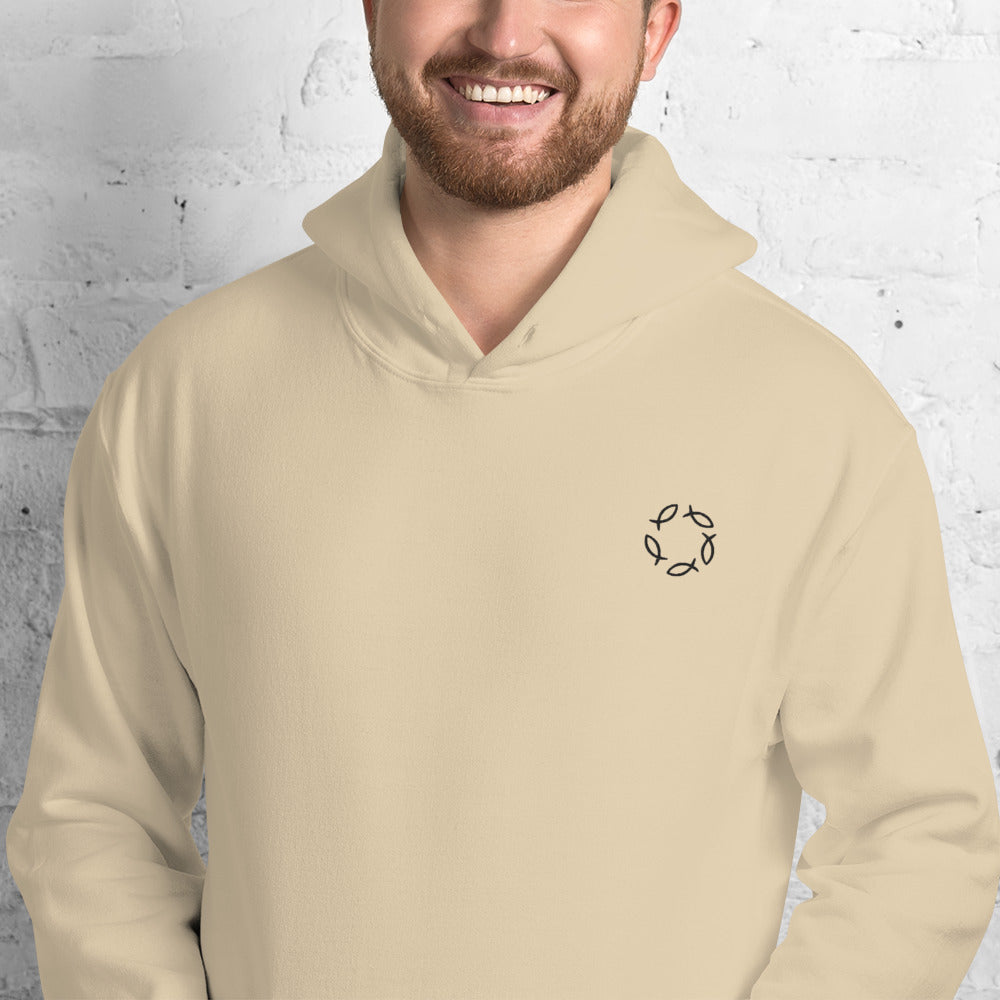 ichthys infinity Hoodie - Desert Sand