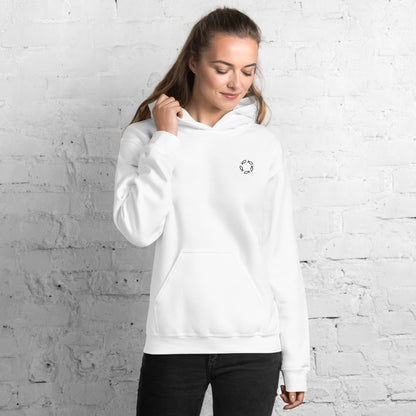 ichthys infinity Hoodie - Pearl White